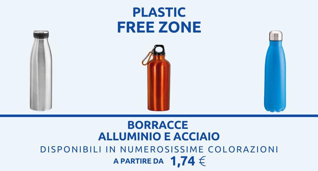 Borracce personalizzate plastic free
