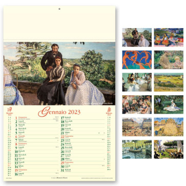 Calendario Illustrato Artistico personalizzato promozionale-37