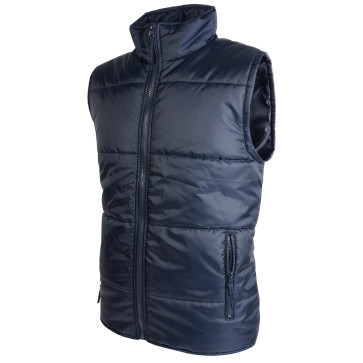 Gilet imbottito, chiusura lampo e 2 tasche laterali con zip personalizzato promozionale-325