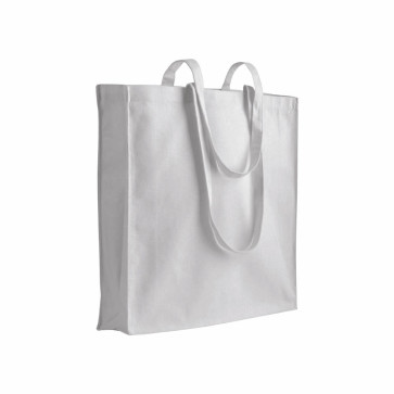 Shopper in cotone 180 gr/m2 manici lunghi e soffietto personalizzato promozionale-35
