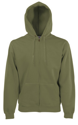 Felpa cappuccio zip lunga Fruit Classic F62062 personalizzato promozionale-354