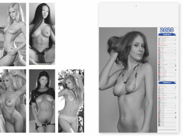 Calendario illustrato sexy hard personalizzato promozionale-34