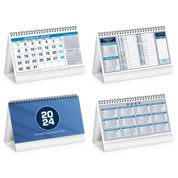 Calendario da tavolo spiralato 13 fg personalizzato promozionale-328