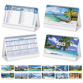 Calendario da tavolo Paesaggi carta 100 gr. personalizzato promozionale-310