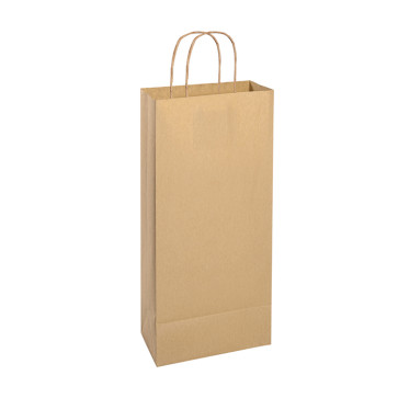 Shopper in carta con soffietto, manico ritorto double wine personalizzato promozionale-33