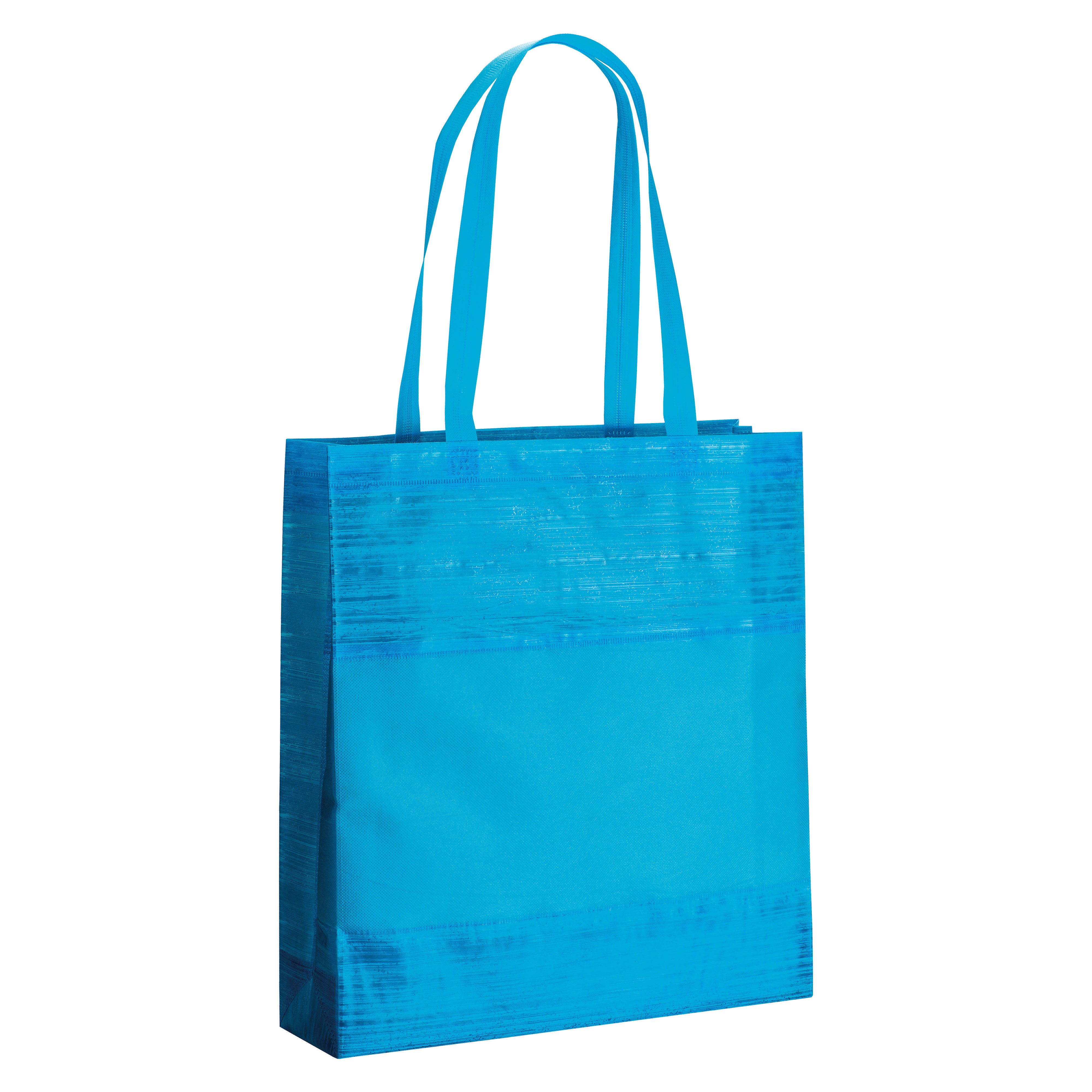 Shopper con soffietto in TNT termosaldato, manici 65 cm personalizzato promozionale-31