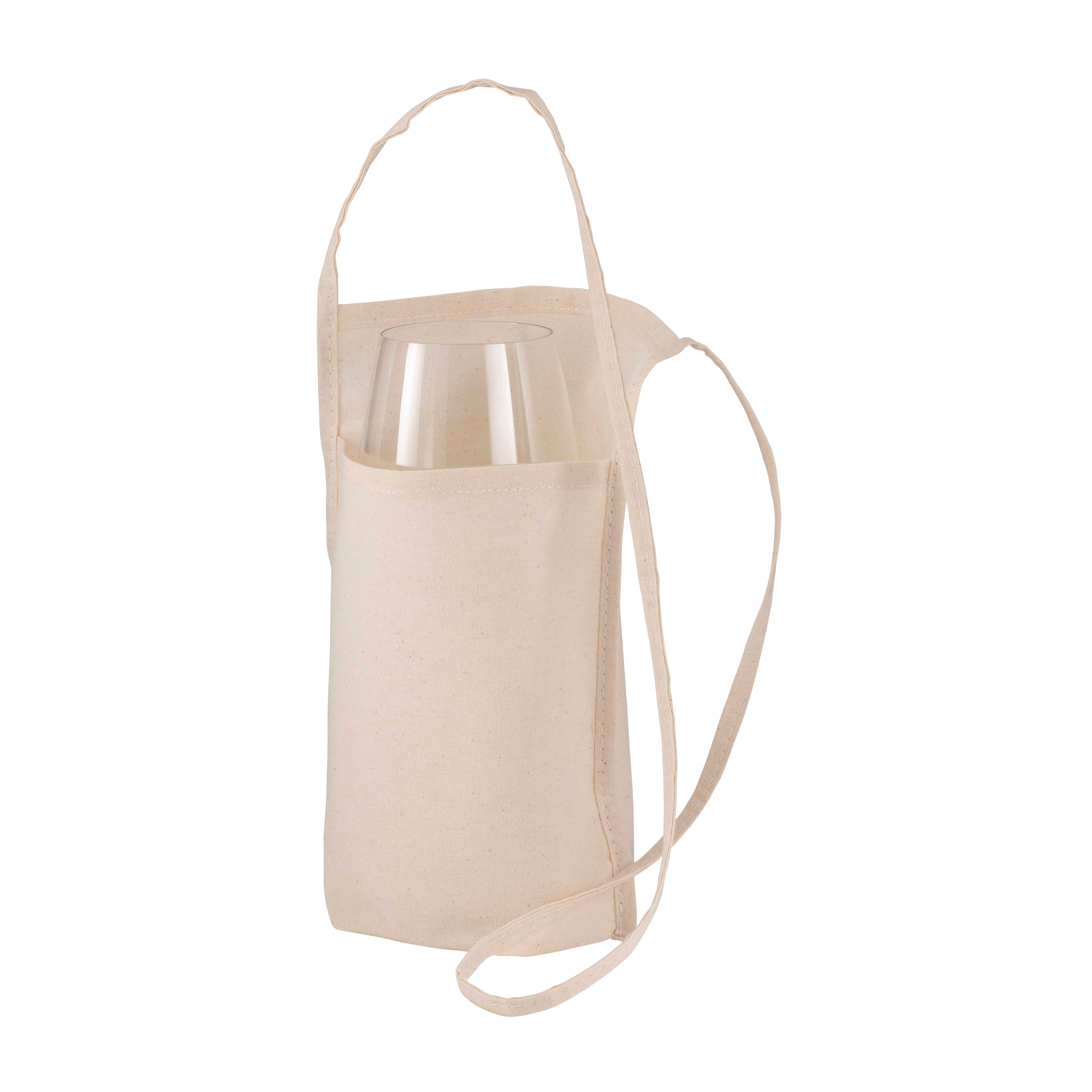 Portacalice da degustazione in cotone personalizzato promozionale-36