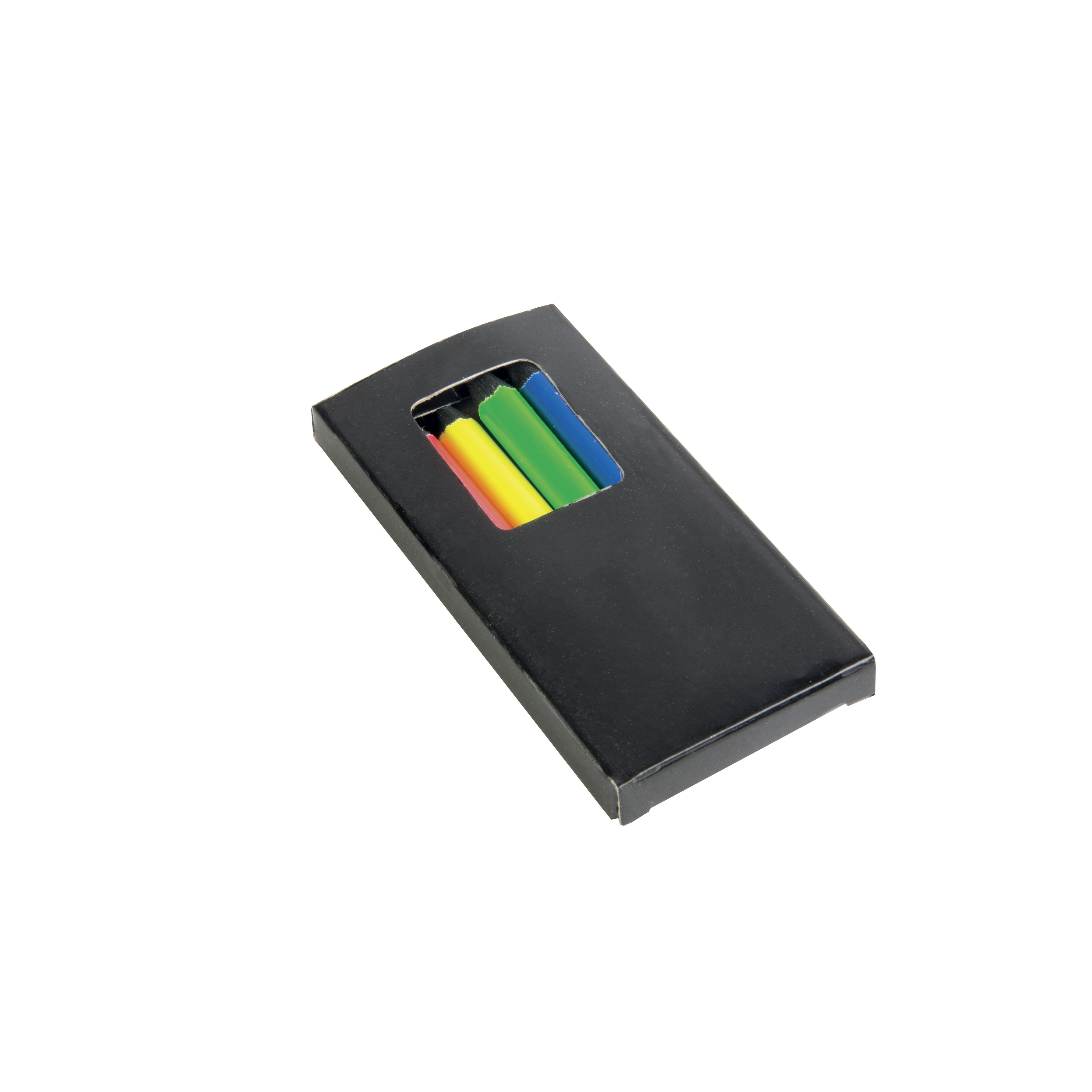 Set di 6 matite in legno colorate fluo personalizzato promozionale-31