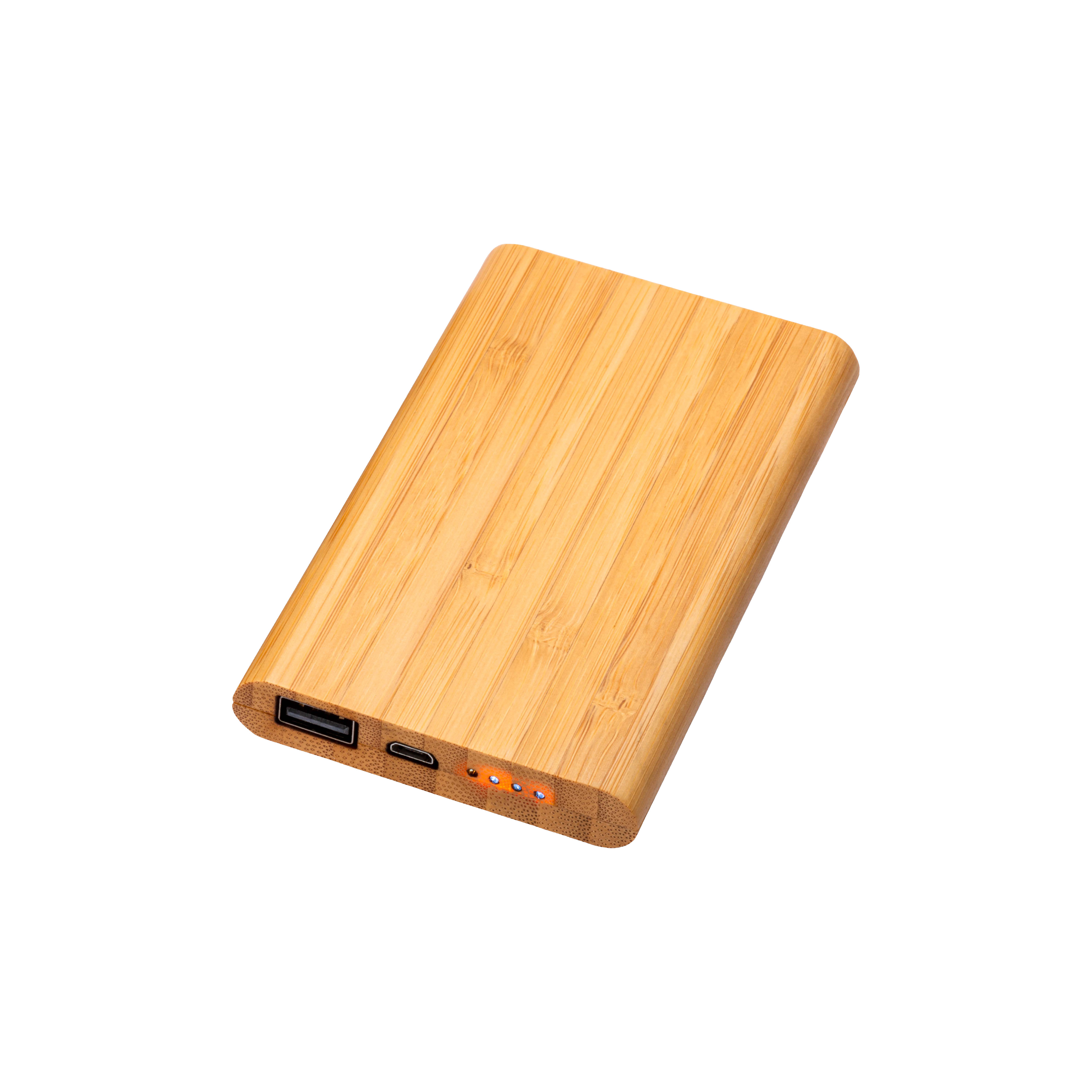 Power Bank in bambù 4000mAh personalizzato promozionale-31