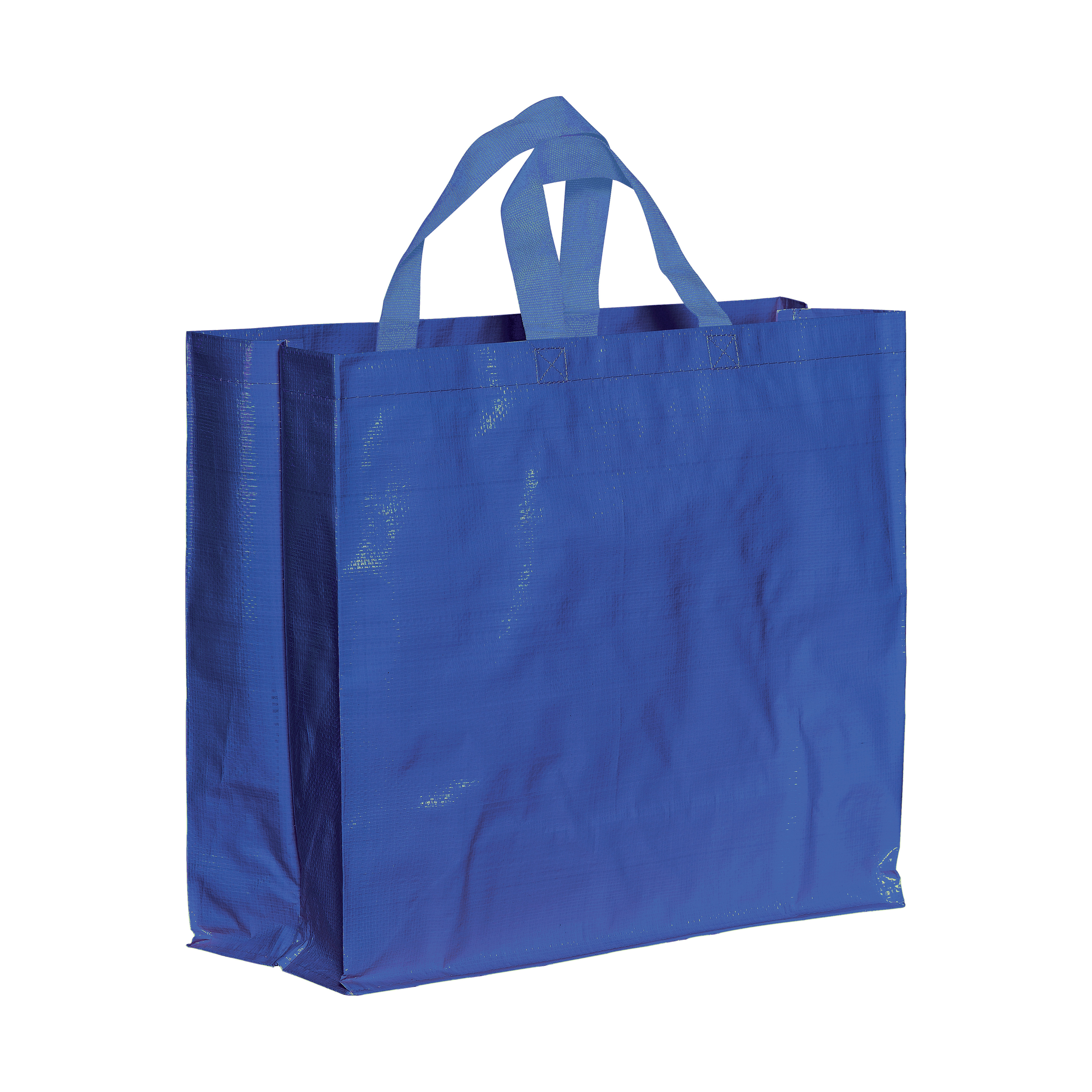Shopper in PP riciclato laminato 120g/m2, manici corti e soffietto personalizzato promozionale-35