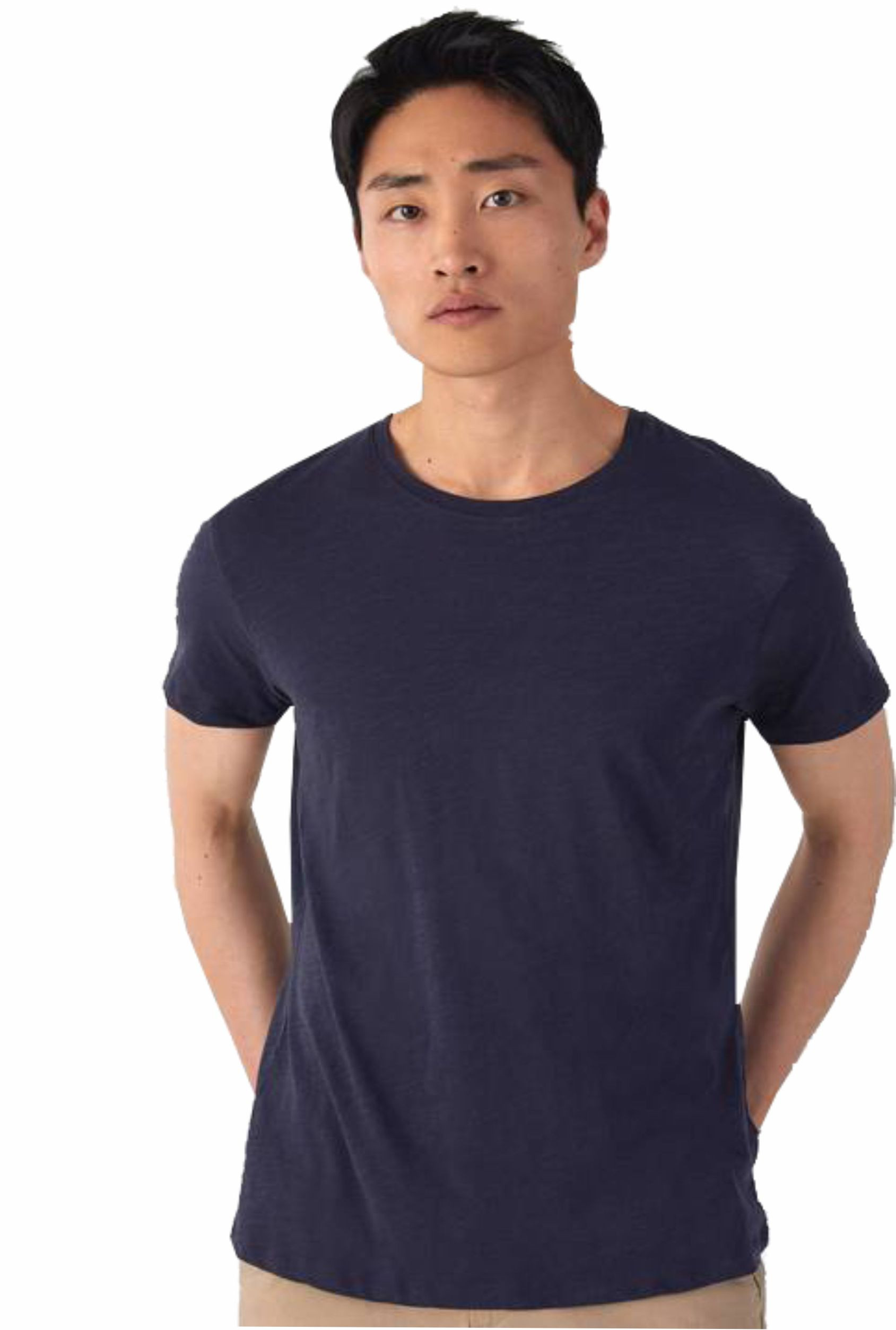 Maglia girocollo manica corta INSPIRE SLUB T ORGANIC personalizzato promozionale-33