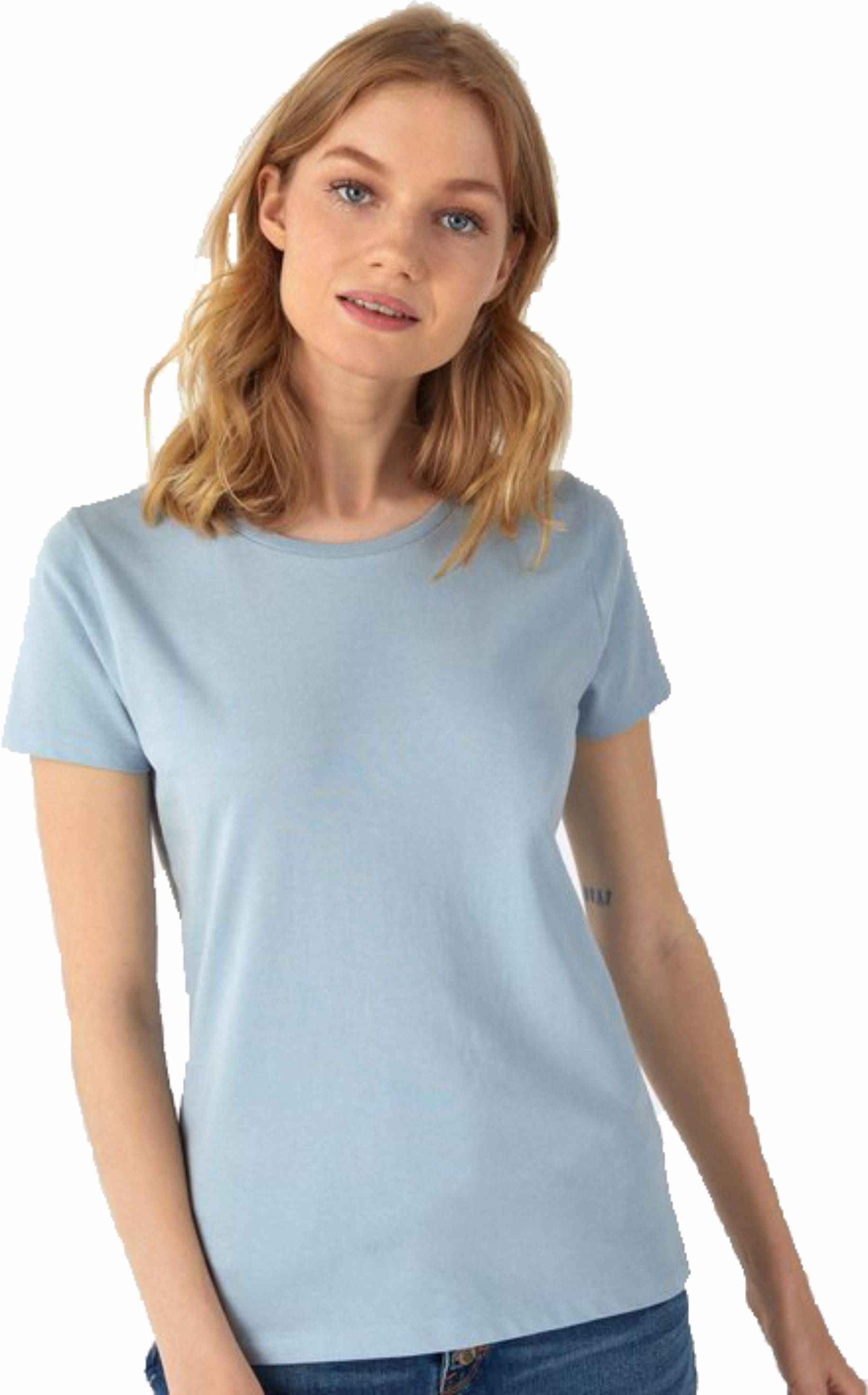 Maglia girocollo manica corta ORGANIC E150 women personalizzato promozionale-353