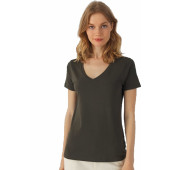 Maglia manica corta collo a V INSPIRE VT ORGANIC personalizzato promozionale-272