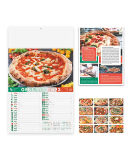 Calendario illustrato Pizza  