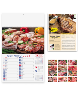 Calendario illustrato Carni  