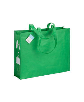 Shopper con soffietto in R-PET (plastica riciclata)