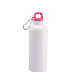 Borraccia in alluminio con moschettone, 500ml