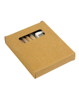 Set composto da 6 matite in legno colorate