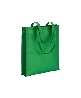 Shopper in R-pet 80 g/m2 con soffietto 