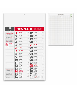 Calendario olandese mensile  