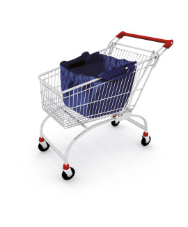 Shopper con soffietto in TNT 
