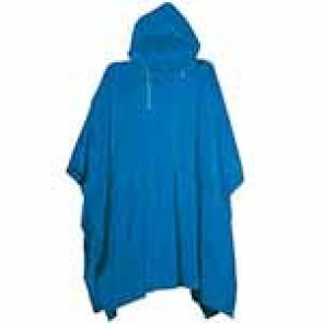 Poncho impermeabile in PVC groffato
