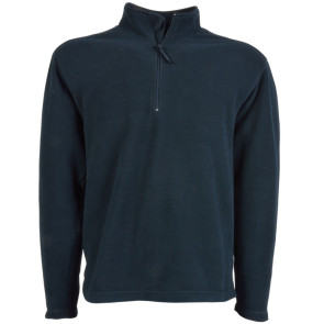 Felpa micropile zip collo