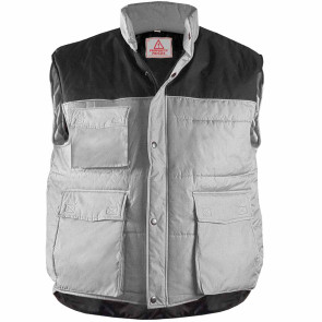 Gilet imbottito(100% polyestere), impermeabilizzato con profili rifrangenti personalizzato promozionale-219