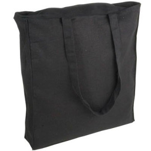 Shopper 100% cotone 220 gr. chiusura zip  