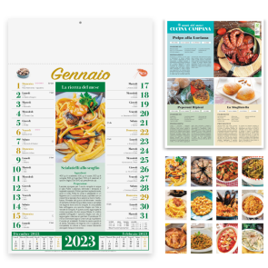 Calendario illustrato Gastronomia personalizzato promozionale-218