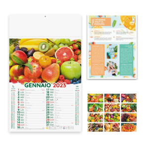Calendario illustrato Frutta Verdura personalizzato promozionale-224