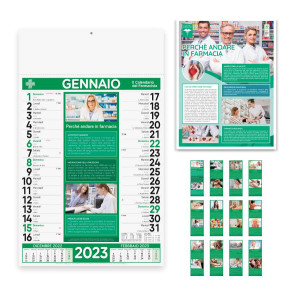 Calendario illustrato Farmacia personalizzato promozionale-227