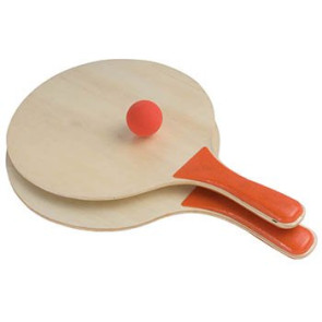 Set racchette in legno personalizzato promozionale-22