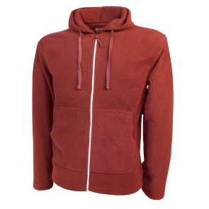 Felpa micropile zip lunga e cappuccio personalizzato promozionale-26