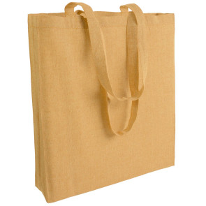 Shopper in cotone riciclato effetto melange