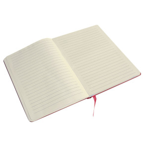 Blocco appunti 9x14 cm. a righe con elastico personalizzato promozionale-236