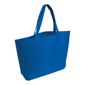 Shopper con soffietto alla base in TNT termosaldato, manici lunghi personalizzato promozionale-26