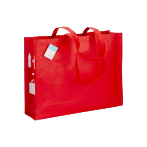Shopper con soffietto in R-PET (plastica riciclata)