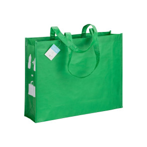 Shopper con soffietto in R-PET (plastica riciclata) personalizzato promozionale-23