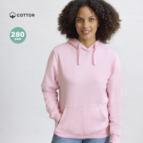 Felpa donna c/cappuccio Cotton personalizzato promozionale-28