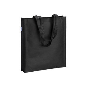 Shopper in R-pet 80 g/m2 con soffietto 