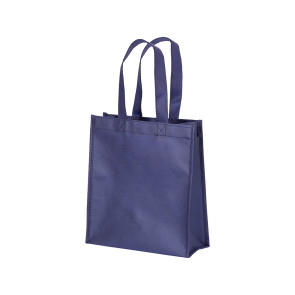 Shopper mini con soffietto in R-pet 80 g/m2 cucita personalizzato promozionale-23