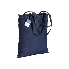 Shopper in cotone denim riciclato 180 gr/m2 personalizzato promozionale-21
