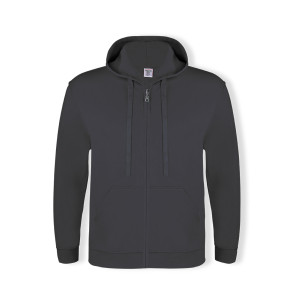 Felpa Keya 280 gr. 50/50 cot/pol zip+cappuccio