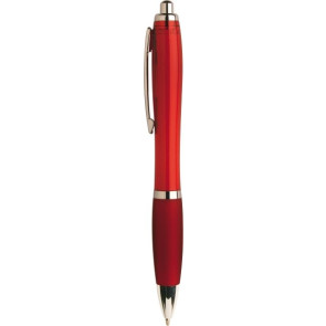 Penna sfera in plastica con clip in metallo personalizzato promozionale-23