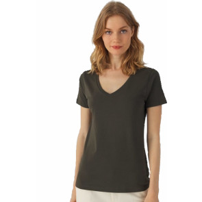 Maglia manica corta collo a V INSPIRE VT ORGANIC personalizzato promozionale-272