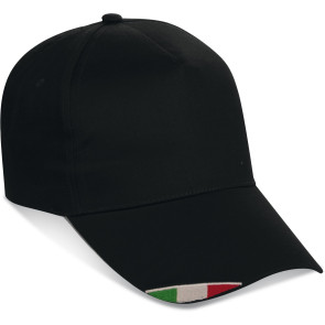 Cappello 5 pannelli con tricolore personalizzato promozionale-22