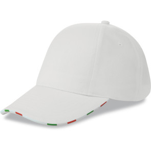 Cappellino 6 pannelli con tricolore personalizzato promozionale-22