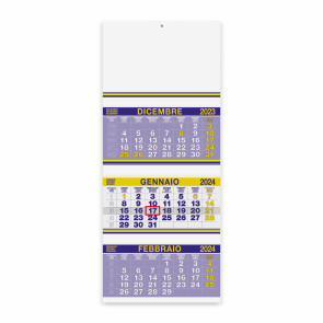 Calendario olandese trittico trimestrale personalizzato promozionale-28