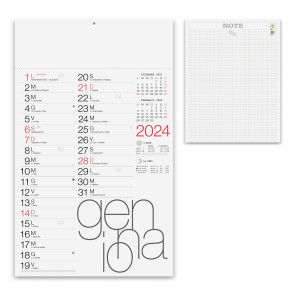 Calendario olandese mensile moderno personalizzato promozionale-27